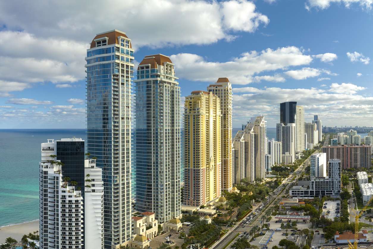 Skyline photo of Sunny-Isles-Beach-Miami-Florida-Car-Shipping-Cost-Calculator