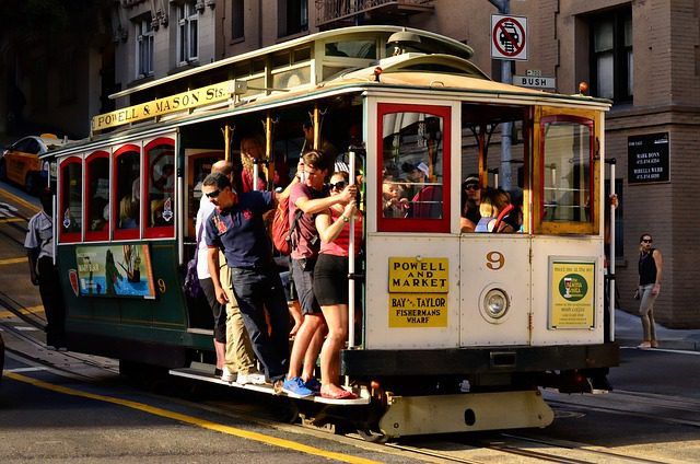 photo of san-francisco cable car and shipping