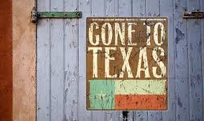Texas Car Shipping photo of barn sign "Gone To Texas"