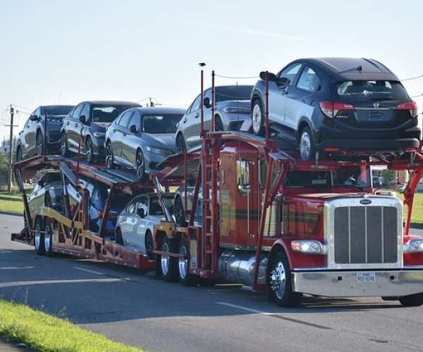 photo of a car shipping company carrier