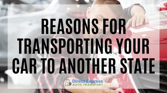 a man hugging a red car